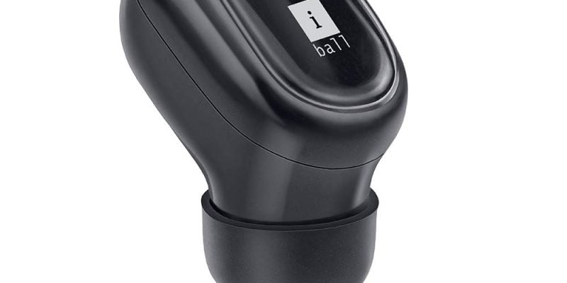 iBall Nano Earwear T9 V3.0 BT Wireless in-Ear Headset with Mic (Black)