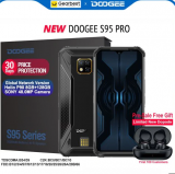 DOOGEE S95 Pro Modular Rugged Mobile Phone 6.3inch Display 5150mAh Helio P90 Octa Core 8GB 128GB – Black